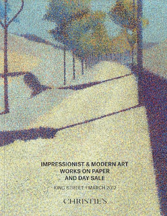 Christies March 2017 Impressionist & Modern Art, Works on Paper - Day Sale