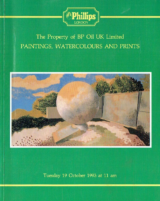 Phillips October 1993 Paintings, Watercolours & Prints