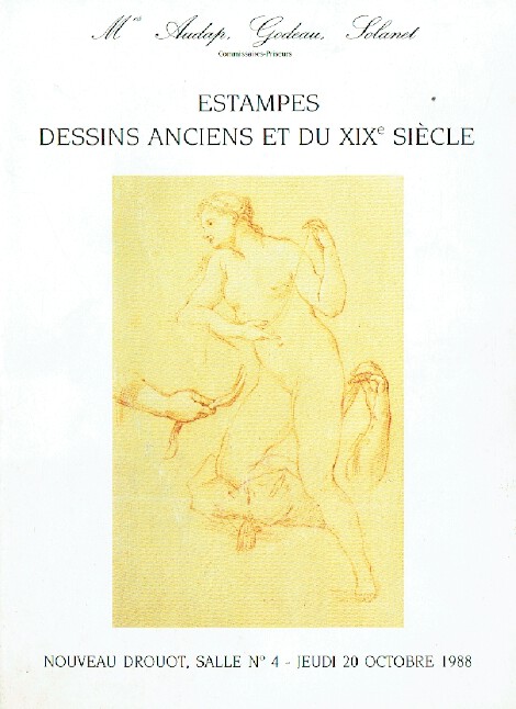 Drouot October 1998 Old Master & 19th Century Prints & Drawings