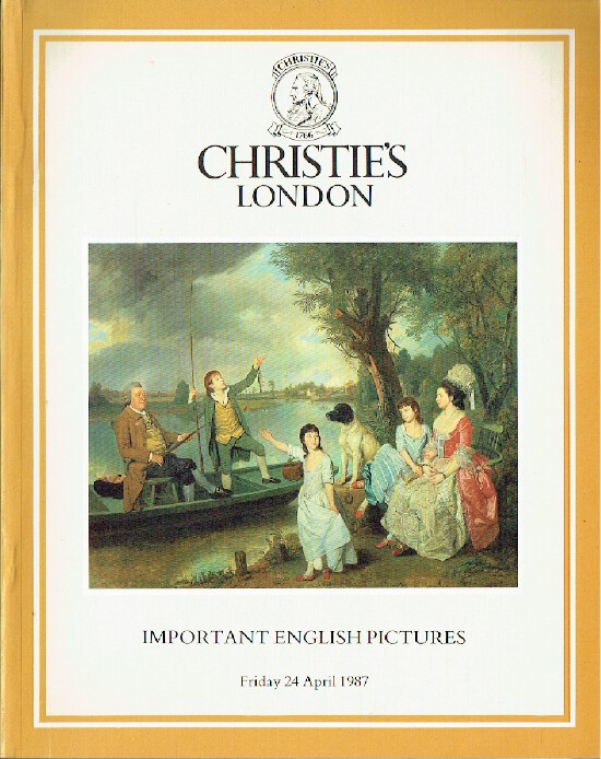 Christies April 1987 Important English Pictures