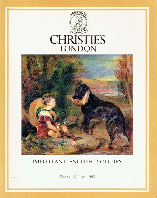 Christies July 1985 Important English Pictures (Digital only)