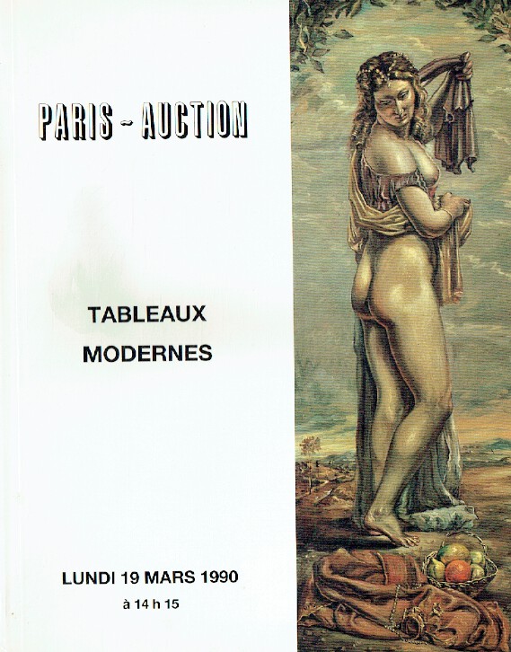 Paris Auction March 1990 Modern Paintings