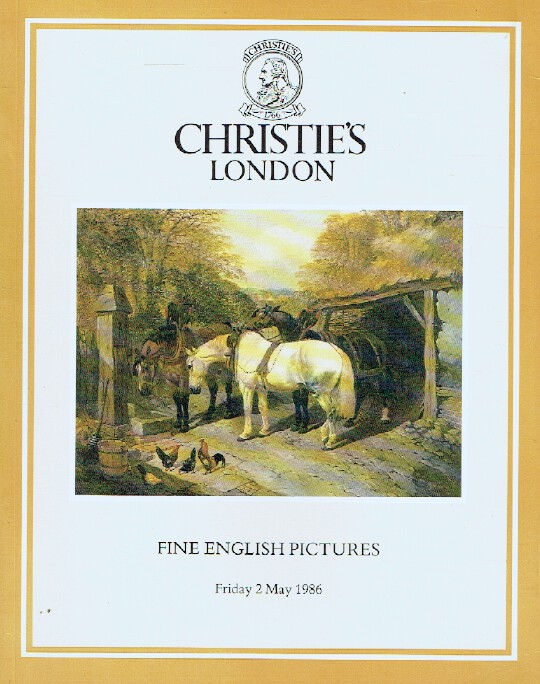 Christies May 1986 Fine English Pictures (Digital only)