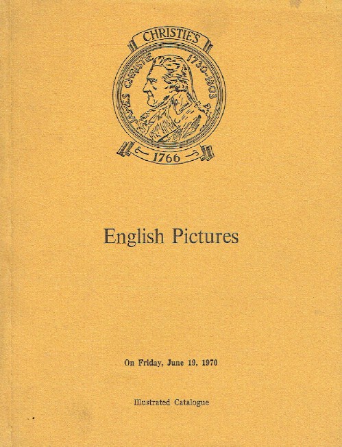 Christies June 1970 English Pictures (1700-1850)