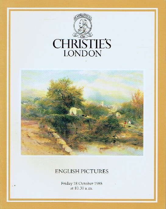 Christies October 1985 English Pictures (Digital only)