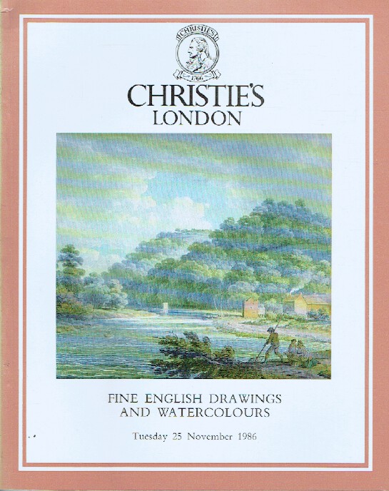 Christies November 1986 English Drawings and Watercolours (Digital only)