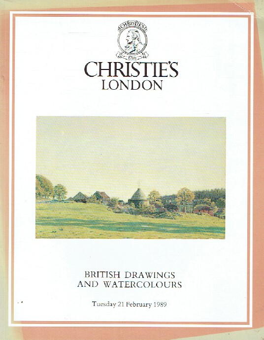 Christies February 1989 British Drawings and Watercolours