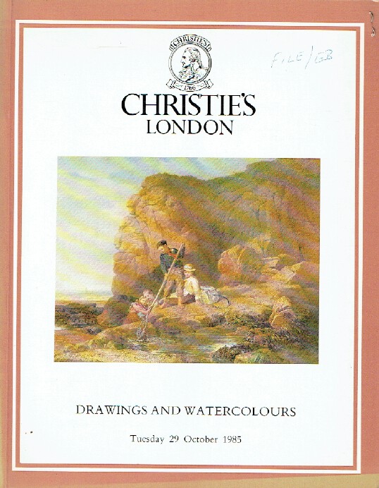 Christies October 1985 Drawings and Watercolours (Digital only)