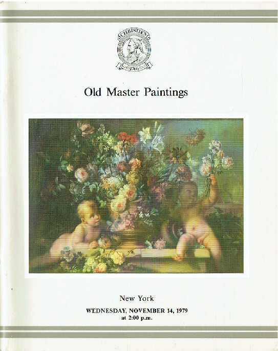 Christies November 1979 Old Master Paintings