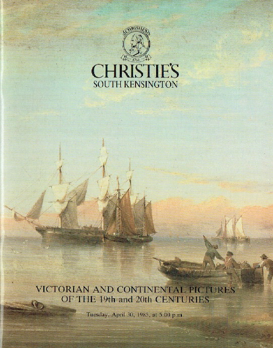 Christies April 1985 Victorian and Continental Pictures of The 19th & 20th C