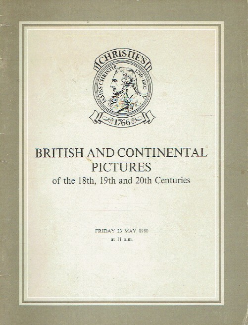 Christies May 1980 18th, 19th & 20th C British and Continental Pictures