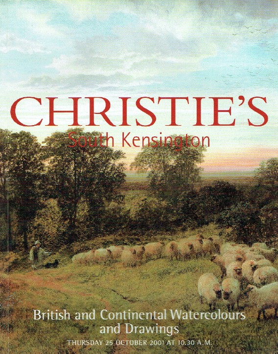 Christies October 2001 British and Continental Watercolours & Drawings