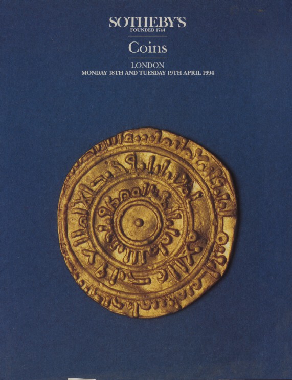 Sothebys April 1994 Coins (Digital Only)