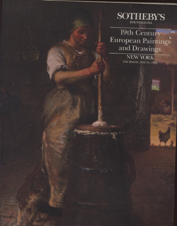 Sothebys May 1992 19th C. European Paintings and Drawings