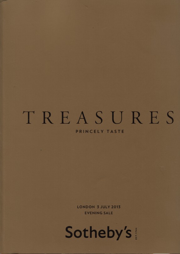 Sothebys 2013 Treasures Princely Taste (Digital only)