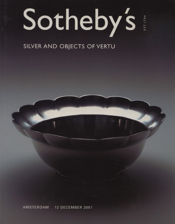 Sothebys December 2001 Silver & Objects of Vertu (Digital Only)