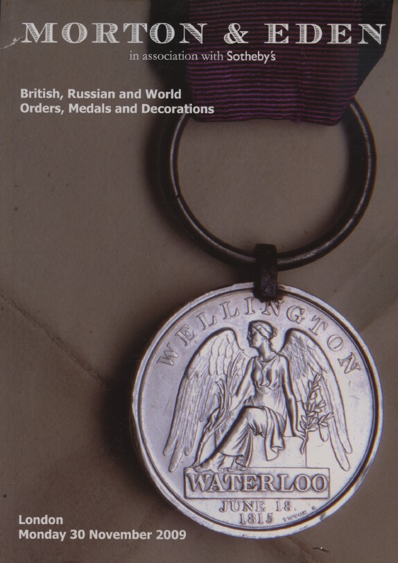 Morton & Eden November 2009 British, Russian, World Medals