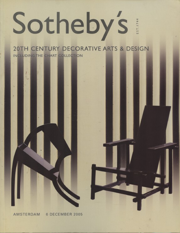 Sothebys December 2005 20th C. Decorative Arts & Design inc. Chart Collection