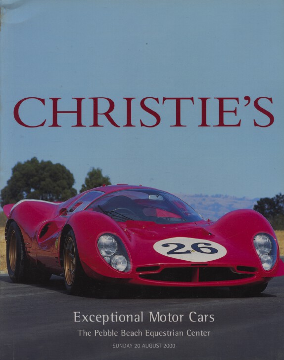 Christies August 2000 Exceptional Motor Cars (Digital only)