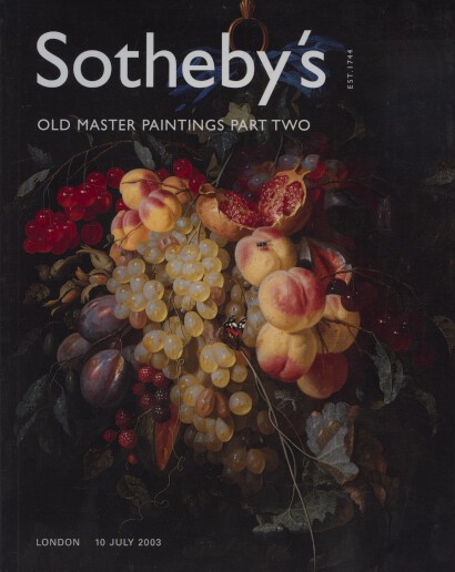 Sothebys 2003 Old Master Paintings Part Two