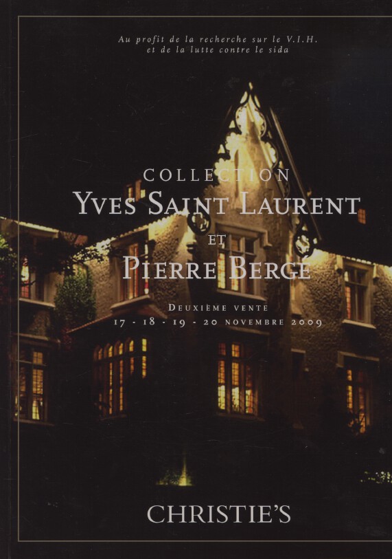 Christies November 2009 Collection Yves Saint Laurent & Pierre Berge