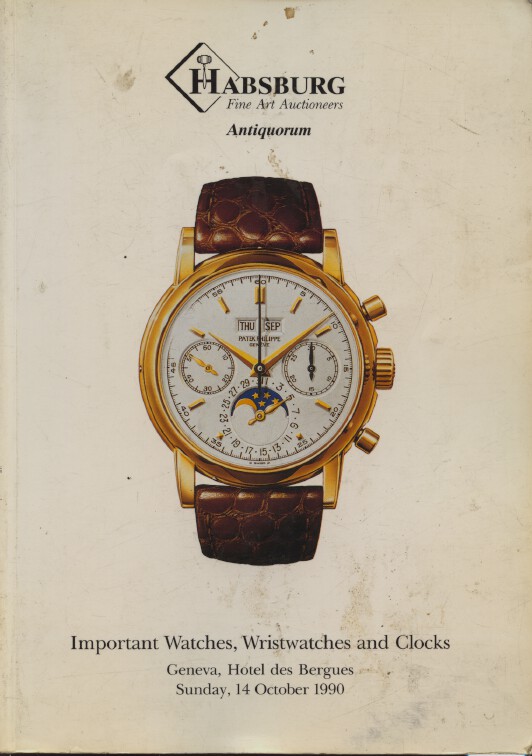 Habsburg 1990 Important Watches, Wristwatches and Clocks